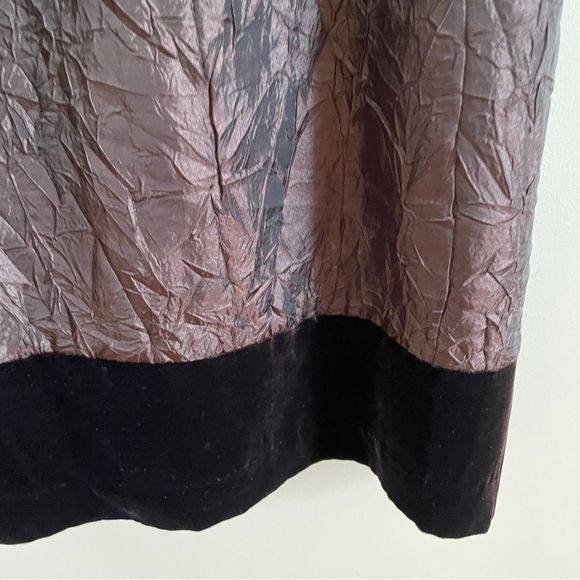 Vintage Y2K whimsygoth / fairycore brown tulle sleeve babydoll / empire dress - Picture 4 of 7